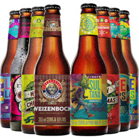 Kit de Cervejas Coleção Estilos do Mundo - Compre 5 e Leve 8