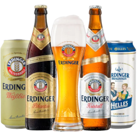 Kit de Cervejas Erdinger - Compre 4 e Leve Copo