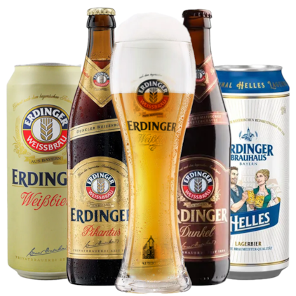 Imagem de Kit de Cervejas Erdinger - Compre 4 e Leve Copo