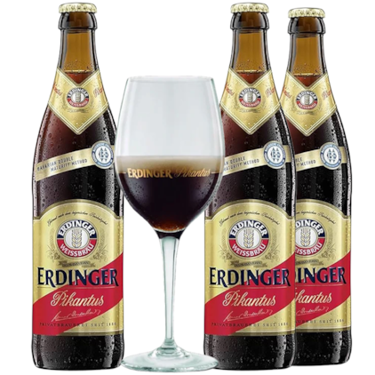 Kit de Cervejas Erdinger Pikantus Com Taça Grátis Imagem de Kit de Cervejas Erdinger Pikantus Com Taça Grátis