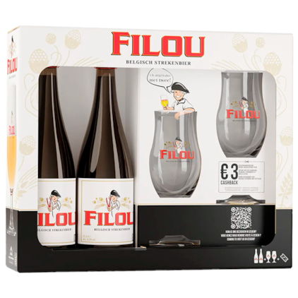 Imagem de Kit de Cervejas Filou - 2 Cervejas e 2 Taças