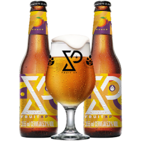 Kit de Cervejas Fruit XP Witbier Mango - Compre 2 e Leve Taça