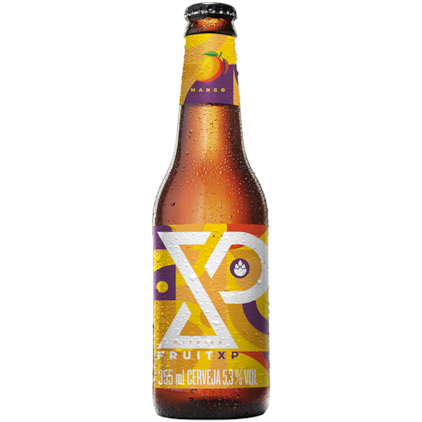 Kit de Cervejas Fruit XP Witbier Mango - Compre 2 e Leve Taça Imagem de Kit de Cervejas Fruit XP Witbier Mango - Compre 2 e Leve Taça