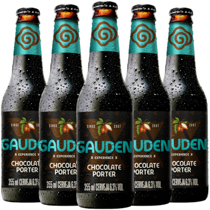 Imagem de Kit de Cervejas Gauden Bier Experience Chocolate Porter Compre 3 e Leve 5