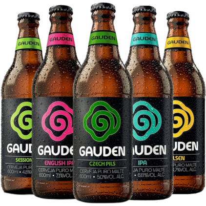 Imagem de Kit de Cervejas Gauden Com Frete Grátis - Compre 4 e Leve 5