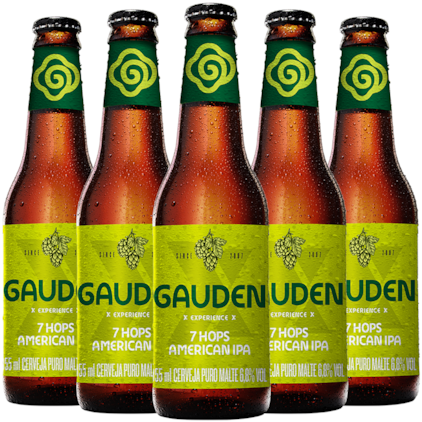 Imagem de Kit de Cervejas Gauden Seven Hops IPA - Compre 3 e Leve 5 (Pré- Venda)