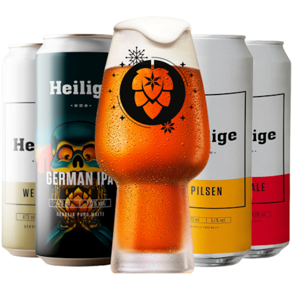 Imagem de Kit de Cervejas Heilige - Compre 4 e Leve Copo