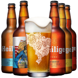 Kit de Cervejas Heilige - Compre 5 e Leve Copo