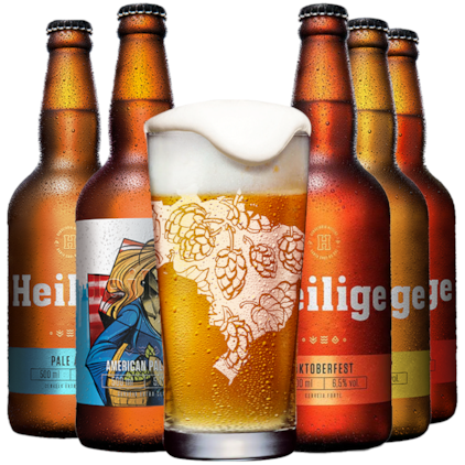 Imagem de Kit de Cervejas Heilige - Compre 5 e Leve Copo