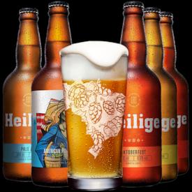 Kit de Cervejas Heilige - Compre 5 e Leve Copo
