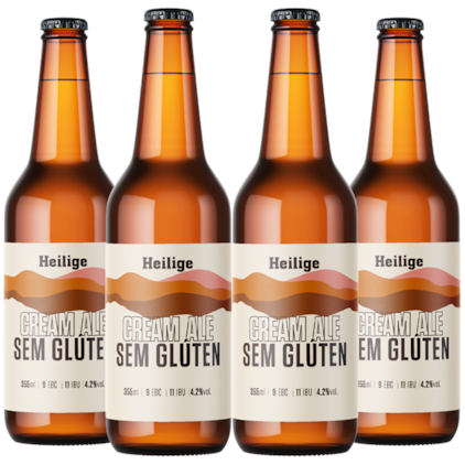 Imagem de Kit de Cervejas Heilige Cream Ale Sem Glúten - Compre 3 e Leve 4 (Pré- Venda)