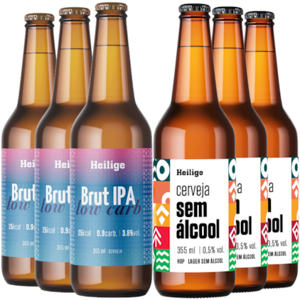 Kit de Cervejas Heilige Double Light - 30% OFF Imagem de Kit de Cervejas Heilige Double Light - 30% OFF
