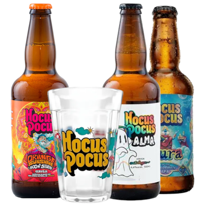 Imagem de Kit de Cervejas Hocus Pocus  - Compre 3 e Leve Copo