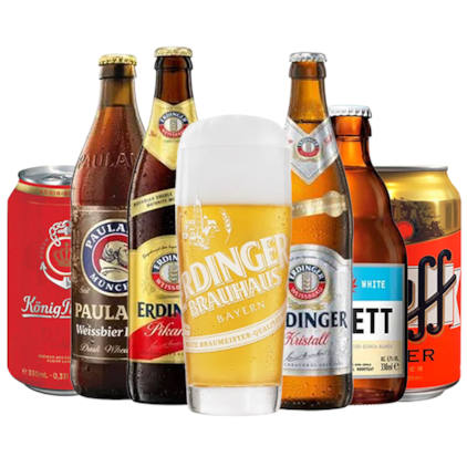 Kit de Cervejas Importadas Com Copo Grátis Imagem de Kit de Cervejas Importadas Com Copo Grátis