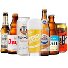 Kit de Cervejas Importadas - Compre 5 Leve 6 + Copo Grátis