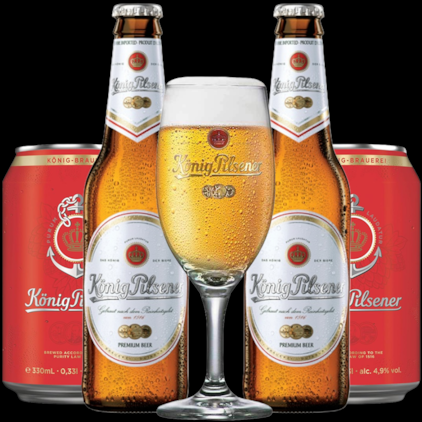 Imagem de Kit de Cervejas Konig Pilsener - Compre 4 e Leve Taça