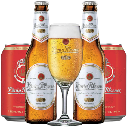 Imagem de Kit de Cervejas Konig Pilsener - Compre 4 e Leve Taça