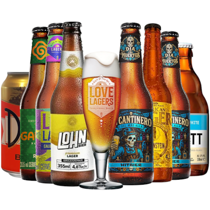 Kit de Cervejas Leves - Compre 6 e Leve 8 + Taça Grátis Imagem de Kit de Cervejas Leves - Compre 6 e Leve 8 + Taça Grátis