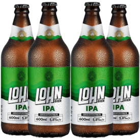 Kit de Cervejas Lohn Bier IPA Premium - Compre 3 e Leve 4