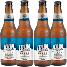 Kit de Cervejas Lohn Bier Ultra Sem Gluten - Compre 3 e Leve 4