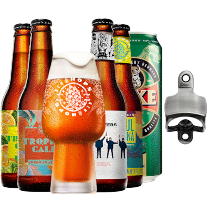 Imagem de Kit de Cervejas Lupuladas - Compre 6 e Ganhe Copo + Abridor