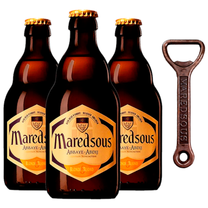 Imagem de Kit de Cervejas Maredsous - Compre 3 e Leve Abridor