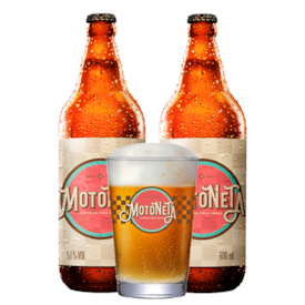 Kit de Cervejas Motoneta 600ml - Compre 2 e Ganhe Copo Exclusivo