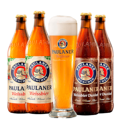 Imagem de Kit de Cervejas Paulaner - Compre 4 e Leve Copo Original