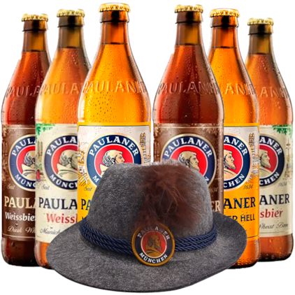Imagem de Kit de Cervejas Paulaner - Compre 6 e Leve Chapéu