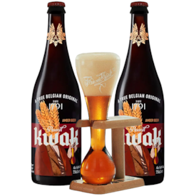 Kit de Cervejas Pauwel Kwak Com Copo Original - 30% OFF