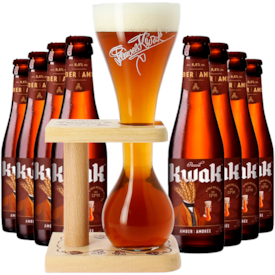 Kit de Cervejas Pauwel Kwak - Compre 8 e Ganhe Copo Exclusivo
