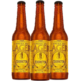Kit de Cervejas Schornstein All Day American Lager - Compre 2 e Leve 3