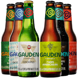 Kit de Cervejas Seleção Gauden - Compre 3 e Leve 6