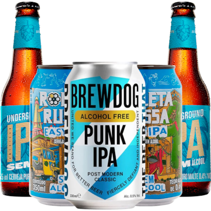 Imagem de Kit de Cervejas sem Alcool - Compre 3 e Leve 5