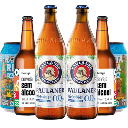 Imagem de Kit de Cervejas Sem álcool - Compre 4 e Leve 6