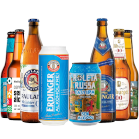 Kit de Cervejas Sem Álcool - Compre 5 e Leve 8