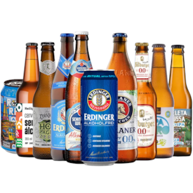 Kit de Cervejas Sem Álcool - Compre 6 e Leve 10