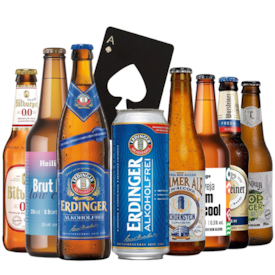 Kit de Cervejas Sem Álcool Multimarcas + Abridor Grátis