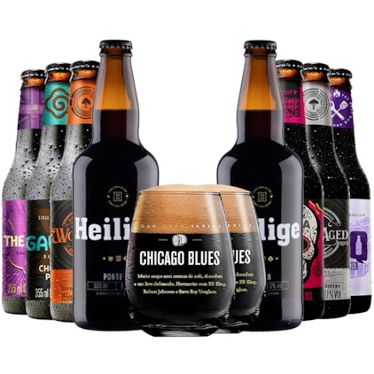 Kit de Cervejas Torradas - Compre 8 e Leve 2 Copos Grátis Imagem de Kit de Cervejas Torradas - Compre 8 e Leve 2 Copos Grátis