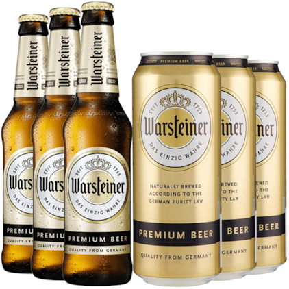 Imagem de Kit de Cervejas Warsteiner Lager Puro Malte - Compre 4 e Leve 6