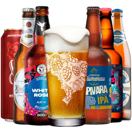 Imagem de Kit de Degustação de Cervejas com Copo Gratis