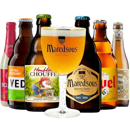 Imagem de Kit de Seleção de Cervejas Belgas com Taça Gratis