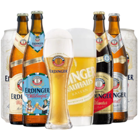 Kit Erdinger Beer Experience 6 Cervejas + Copo Grátis