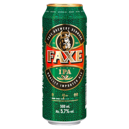 Imagem de Kit Faxe - Compre 3 Cervejas e Leve Copo + Kit de Bolachas