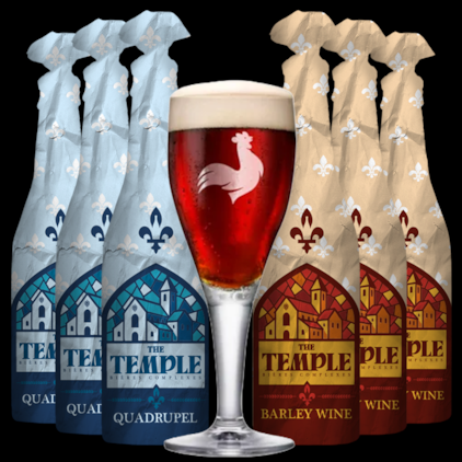 Imagem de Kit Flavor Craft The Temple Biéres - Compre 4 Cervejas e Leve 6 + Taça
