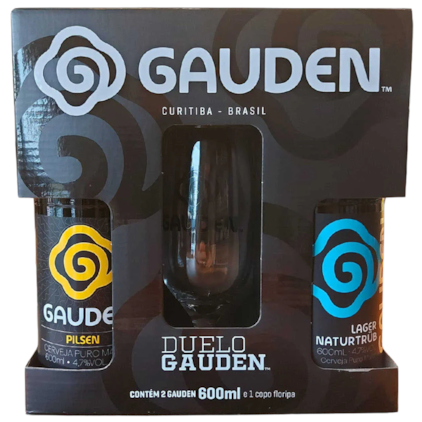 Kit Gauden Duelo Gauden - 2 Garrafas + Taça Original Personalizada Imagem de Kit Gauden Duelo Gauden - 2 Garrafas + Taça Original Personalizada