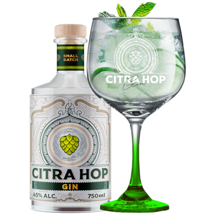 Imagem de Kit Gin Citra Hop 750ml + Taça Exclusiva