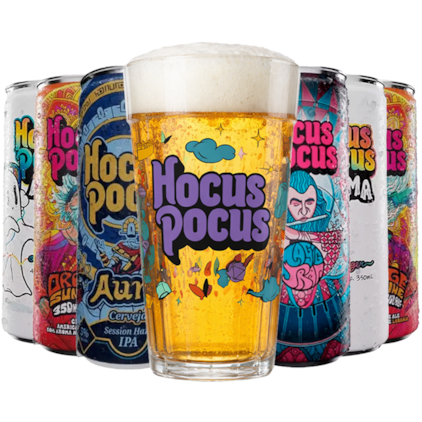Imagem de Kit Hocus Pocus Latas - Compre 6 Cervejas e Leve Copo