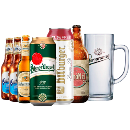 Imagem de Kit Lagers Do Mundo - Compre 6 e Leve Caneca