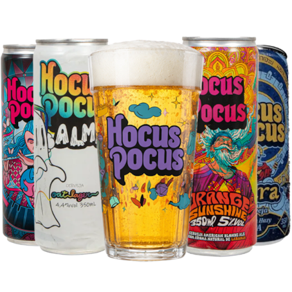 Imagem de Kit Latas Hocus Pocus - Compre 4 Cervejas e Leve Copo